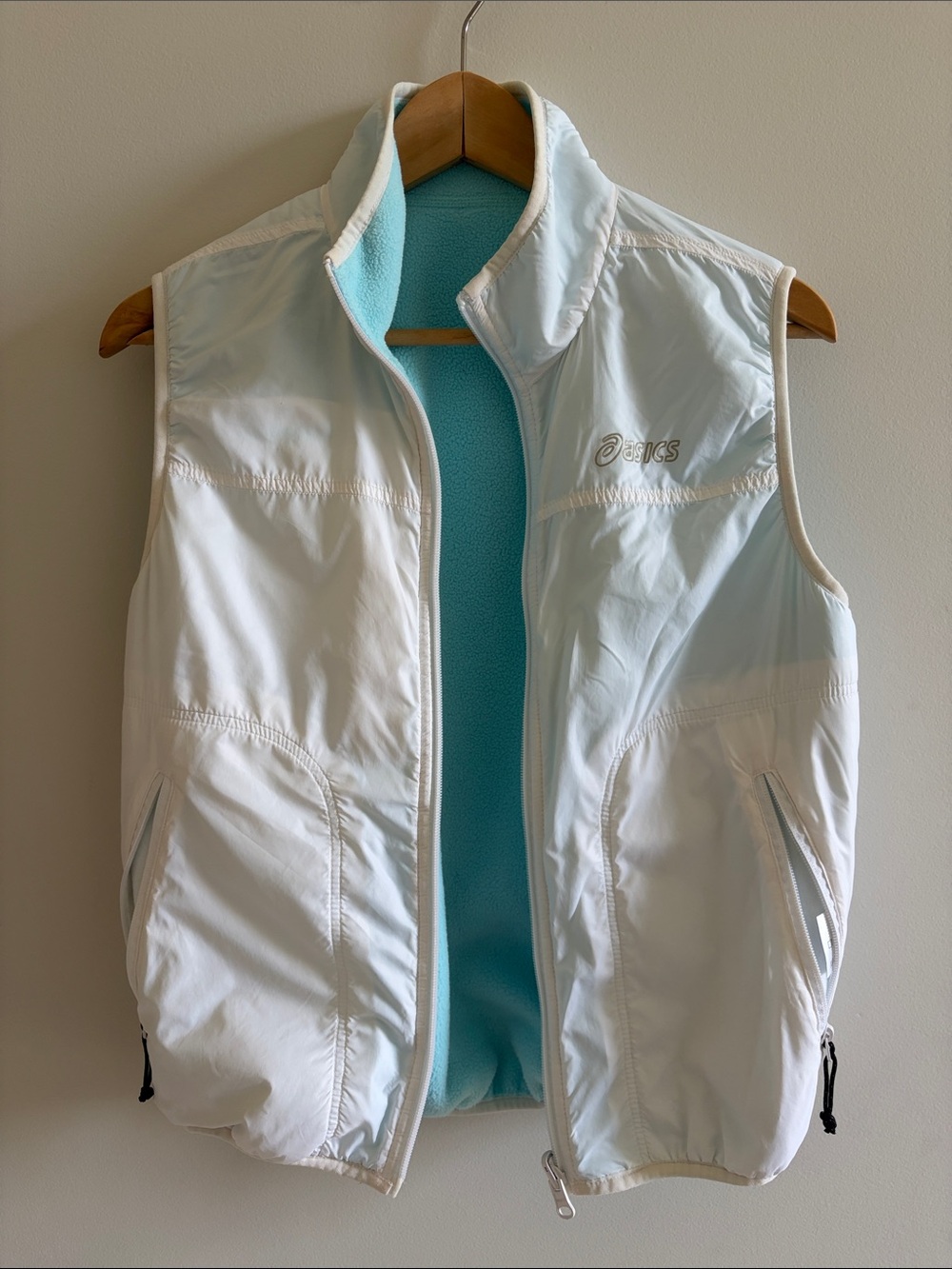 Asics Fleece-Lined Reversible Vest